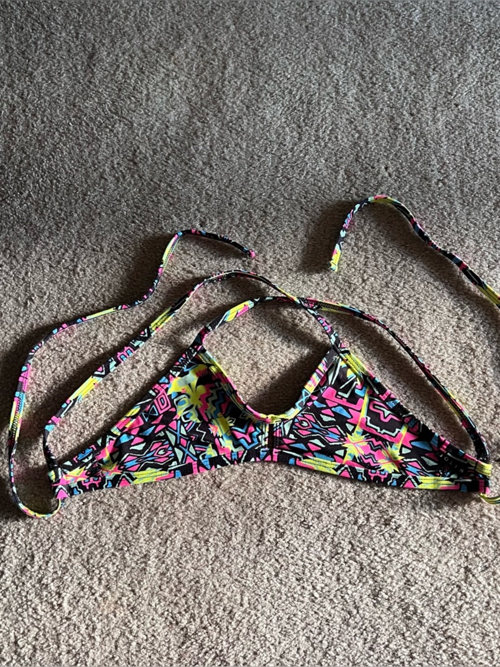 Jolyn Vent Tie Back Bikini Top